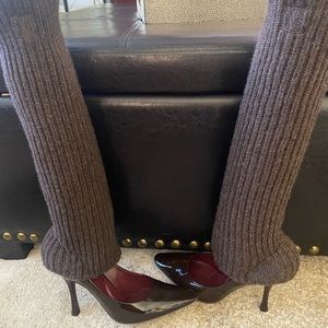 AUTHENTIC LOUIS VUITTON BOOT!  Worn only few times! Color Burgundy/Brown